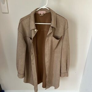 Philosophy Republic faux suede coat